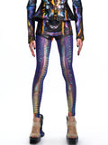 DISTRESSED LOW-RISE FAUX LEATHER HOTPANTS