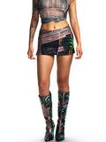 STRETCH BODYCON MINI SKIRT