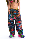 PRINTED LOOSE-FIT SWEATPANTS