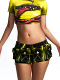 POCKET-DETAIL LOW-WAISTED SKORT