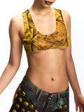 CROPPED MESH TANK TOP