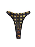 FAUX LEATHER THONG
