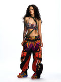 HALTER NECK BUSTIER WITH TPU PANELS