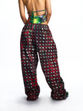 PRINTED LOOSE-FIT SWEATPANTS