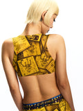 CROPPED MESH TANK TOP