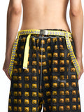 W-LOGO METAL BUCKLE BELT
