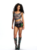 STRETCH BODYCON MINI SKIRT