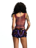 POCKET-DETAIL LOW-WAISTED SKORT