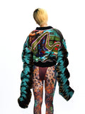 LOOSE-FIT GRAPHIC PATCHWORK JACKET