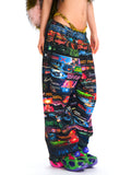 PRINTED LOOSE-FIT SWEATPANTS