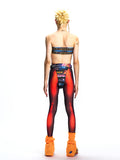 PRINTED MESH LEGGINGS