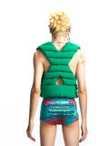 PADDED VEST WITH CHEST SILICONE PANEL DESIGN