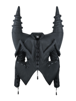 SHAPED JACKET WITH SPIKED SHOULDERS