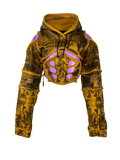 FAUX-MUSCLE HOODIE