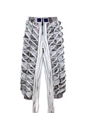 GRAPHIC SPIKED DEFENCE TROUSERS