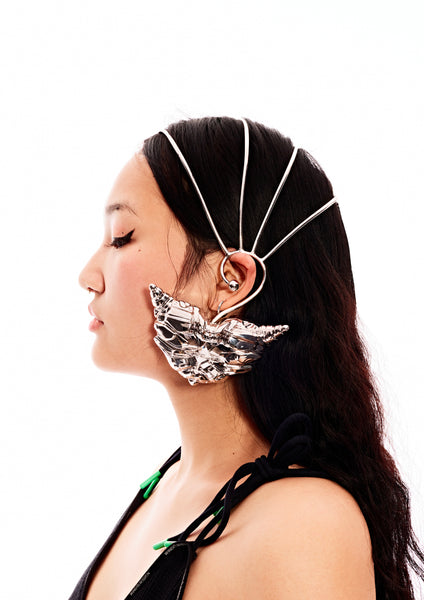 HEAD BAND WITH DANGLING ‘MECHANICAL HEART'