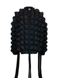 SPIKED DEFENCE COAT WITH FRINGING