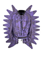 SPIKED SLEEVES GRAPHIC COAT