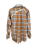 DESTROYED CHECKED OVERSIZE SHIRT