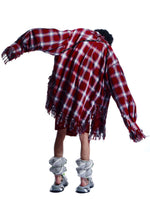 DESTROYED CHECKED OVERSIZE SHIRT