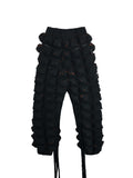 GRAPHIC SPIKED DEFENCE TROUSERS