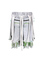 COTTON CRYSTAL SHORTS WITH FRINGING