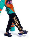 MESH BLOCK GRAPHIC LOUNGE PANTS