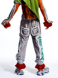 MESH BLOCK GRAPHIC LOUNGE PANTS