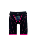 GRAPHIC RIB CYCLING SHORTS