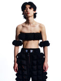 GRAPHIC SPIKED DEFENCE BANDEAU