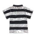 STRIPED COTTON POLO